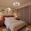现代设计风格最新主卧室床头背景墙装修效果图
