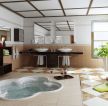 2014现代风格小洋房家庭浴室装修效果图片