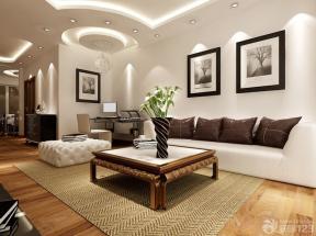 现代设计风格 休闲区布置 沙发背景墙
