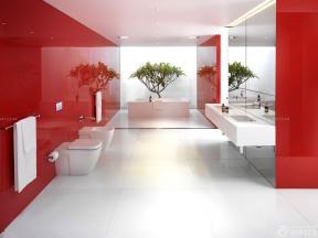 简约温馨小洋房浴室装修设计实景图