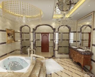 欧式风格小洋房浴室装修效果图大全2014图片