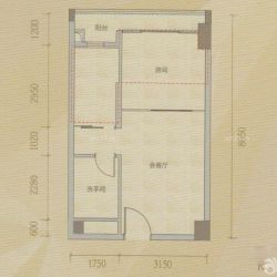 佳润云凯雅寓户型图12户型 1室 面积:41.00m2