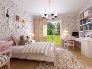 田园风格十平米小卧室装修效果图片
