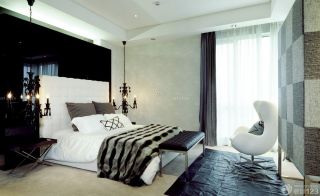 创意现代小平米卧室装修设计实景图