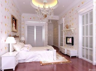 2014小户型欧式卧室装修设计效果图