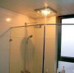 最新浴室条形铝扣板吊顶实景图