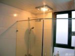 最新浴室条形铝扣板吊顶实景图