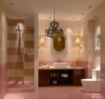 现代美式混搭风格小浴室装修效果图
