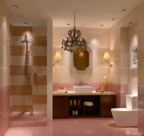 现代美式混搭风格 小浴室装修效果图