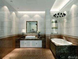 后现代风格家庭浴室装修效果图