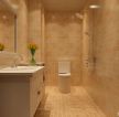 80平米家居小卫生间瓷砖装饰效果图设计