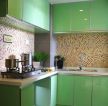 80平方米房子厨房瓷砖颜色搭配效果图