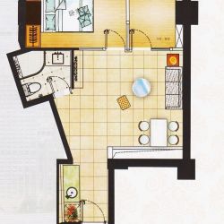 东山·铭泰公馆户型图16单元 2 面积:20.00m2