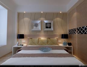 卧室装修风格 双人床 背景墙装饰