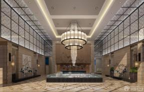 新中式风格 售楼处装修设计 水晶灯