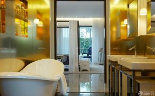 新古典风格家庭浴室装修实景图