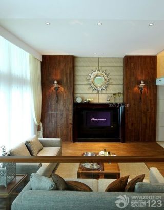 东南亚风格设计家居客厅装修效果图 