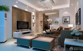 现代设计风格 时尚客厅 室内电视背景墙