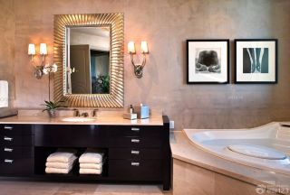 简约美式家居浴室设计装修图片