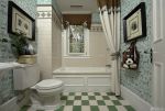 英式混搭风格家庭浴室装修实景图