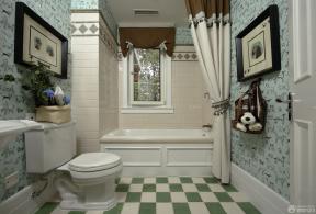英式混搭风格装修图片 家庭浴室装修效果图