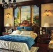 最新欧式家装设计主卧室床头背景墙装修图欣赏