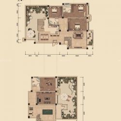 上海大公馆户型图D1户型 5室2厅 面积:231.90m2