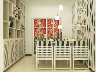 现代设计风格家庭餐厅餐桌餐椅设计图大全