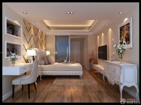 卧室装修风格浅褐色木地板设计图片