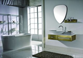 最新现代简约浴室装修效果图大全2014图片
