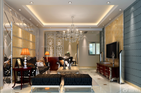 欧式家装设计时尚客厅组合沙发图