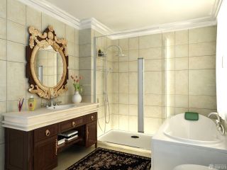 欧式风格小户型浴室装饰效果图