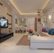 最新现代设计风格室内家居时尚客厅转角沙发装修图片