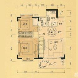 领江壹号户型图03栋02单位LOFT 面积:131.00m2