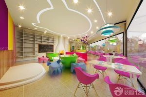 儿童主题餐厅设计 色彩、特色与布局