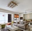 现代设计风格最新客厅双人沙发装修效果图