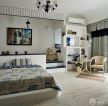 地中海风格装饰大卧室床头背景墙设计图欣赏