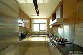 现代设计风格 家居厨房装修效果图 香槟色橱柜