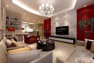 现代设计风格家居客厅3d电视背景墙装修图欣赏