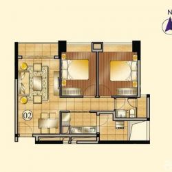 合景天峻户型图A1栋/A2栋/A4栋 面积:73.00m2