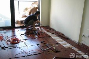 实木地板安装构造