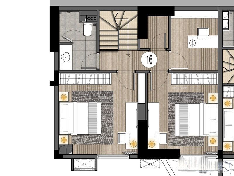 文德先生户型图复式公寓16户型 面积:81.32m2