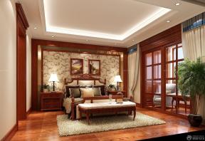 古典家居装修效果图 三室两厅 床头背景墙