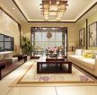 中式仿古装修新房客厅实木茶几图欣赏