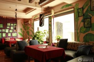东南亚风格咖啡厅 享受休闲时刻
