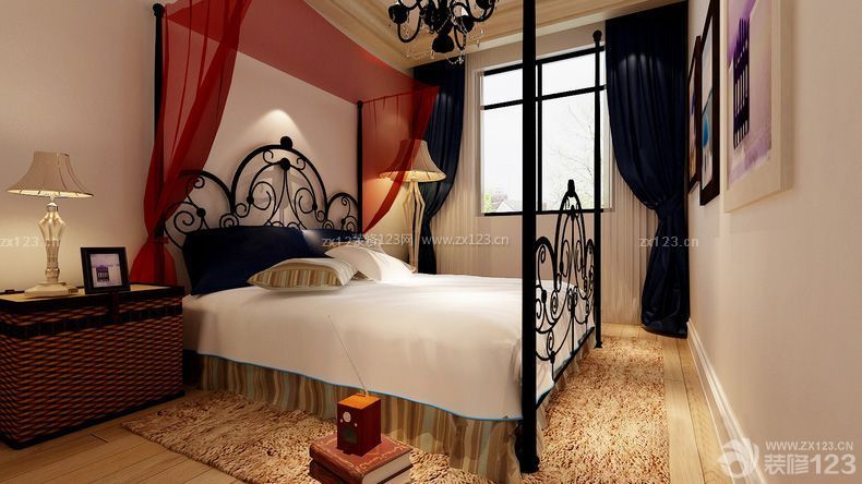 地中海婚房卧室图片
