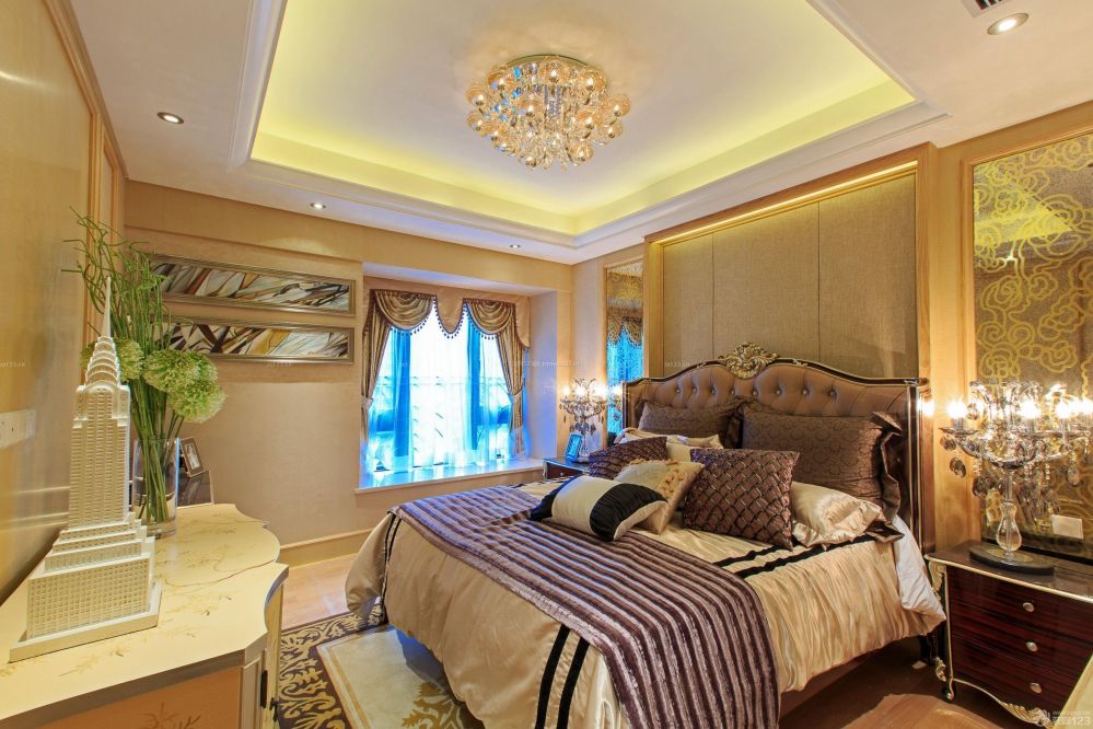 中山市龙山华府样板房260平米三居欧式风格