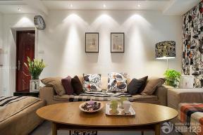 简约家装设计效果图 时尚客厅 组合沙发 背景墙装饰