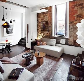 60平米 现代设计风格 家装客厅设计 多人沙发 