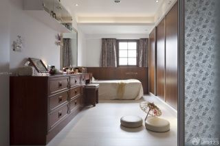 110平方卧室实木家具设计效果图